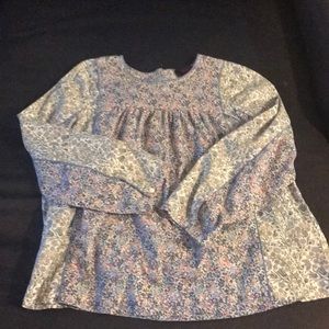 NWOT Liberty for J. Crew long sleeve blouse size 8